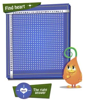 Find the heart Stock Illustration