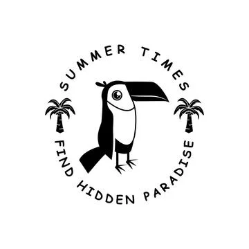 Find hidden paradise design vector Stock Illustration
