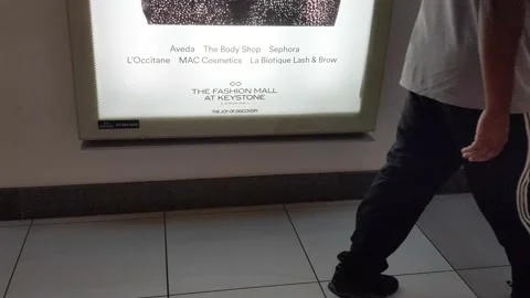 Find It Love It Keystone Crossing Mall Signage Stock Footage 141124474