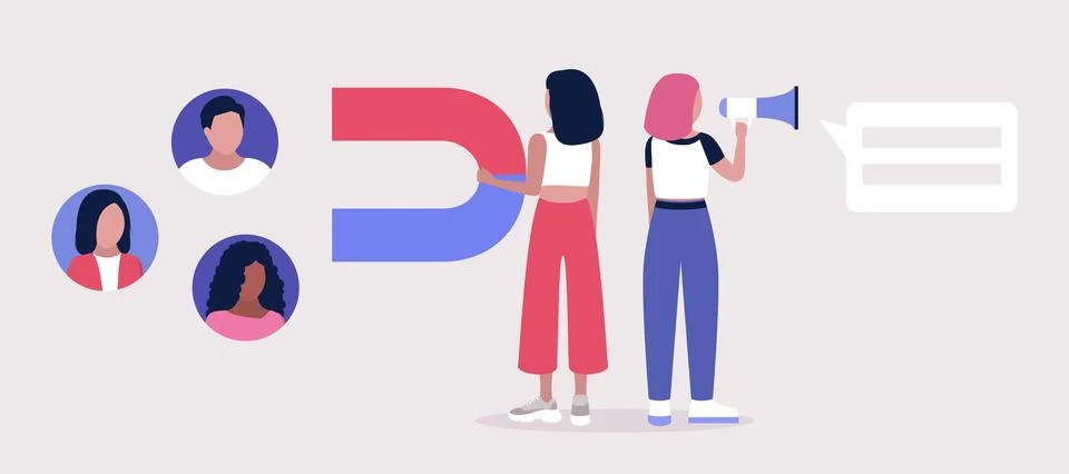 Find leads Stock Illustration