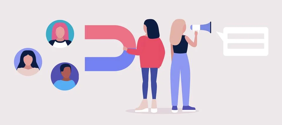 Find leads Stock Illustration