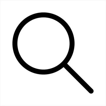 Find line icon vector illustration isolated on white background Stockillustratie