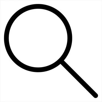 Find line icon vector illustration isolated on white background Stockillustratie