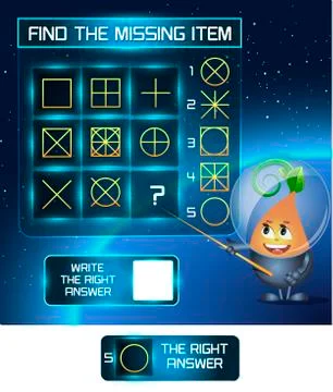 Find the missing part Stock Illustration