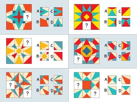 Find the missing piece puzzle. Stock Illustration