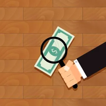 Find money concept Stock Illustration