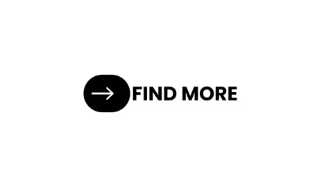 Find more button with arrow icon animation isolated on white background Stock Footage 334858916
