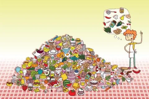 Find Objects Visual Game. Solution in hidden layer! Stock Illustration