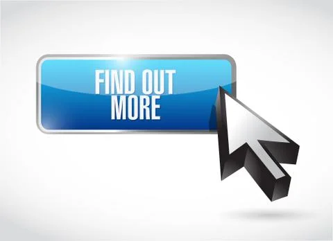 Find out more button sign concept 스톡 일러스트