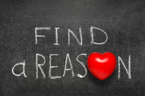 Find a reason chb Foto stock