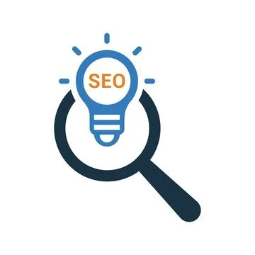 Find, seo, solution, search icon. Simple editable vector graphics. Stock-Illustration
