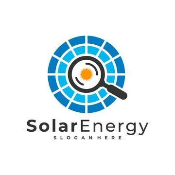 Find Solar logo vector template, Creative Solar panel energy logo design conc Stock Illustration