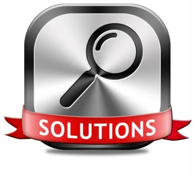 Find solution Illustrazione stock