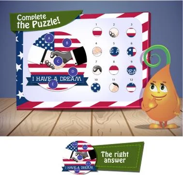 Find superfluous figure Stock Illustration