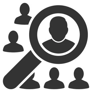 Find User Vector Icon Illustrazione stock