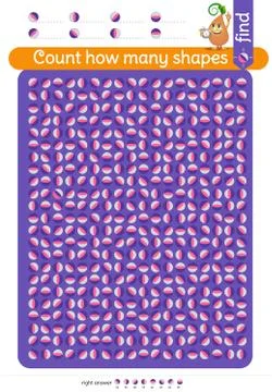 Find which shapes A4 Stock Illustration