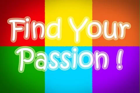 Find your passion concept Stock Illustration
