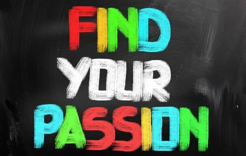 Find Your Passion Concept Illustrazione stock