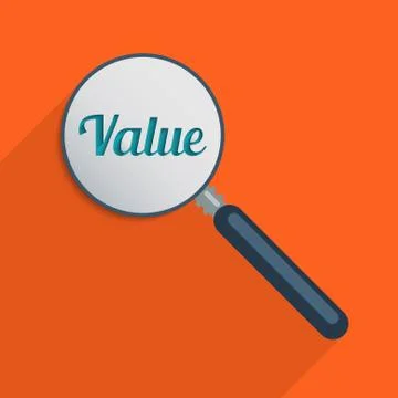Find your values Stock Illustration