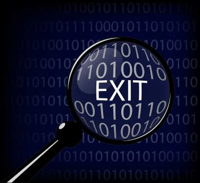 Finding and finding the right information. View the code of the program. Magn Illustration