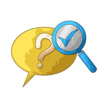 Finding answer illustration Stock Illustration