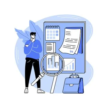 Finding business model isolated cartoon vector illustrations. Stock Illustration