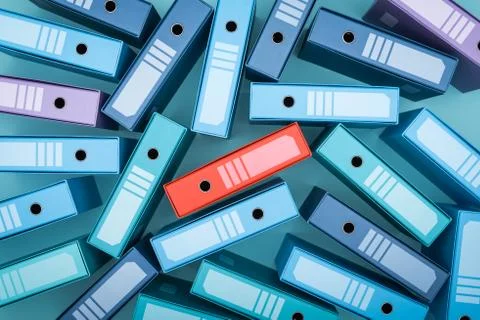 Finding a folder in a messy archive Stock-Fotos