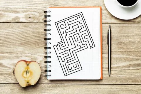 Finding fresh problem solution Stock Photos