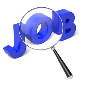 Finding a job Stock Illustration