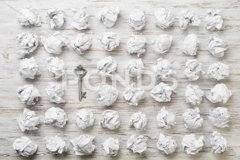 Finding key to success Stock Photos
