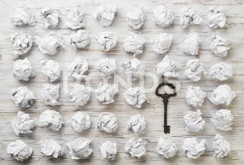 Finding key to success Stock Photos