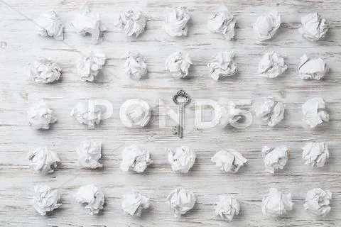 Finding key to success Stock Photos
