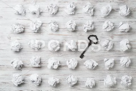 Finding key to success Stock Photos