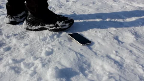 The Finding a lost phone. Find your lost phone. Raise smartphone. Stock Footage 170434784