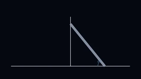 Finding the minimum angle of ladder 스톡 동영상 335190561