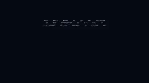 Finding the number of moles of CO2 스톡 동영상 335190559