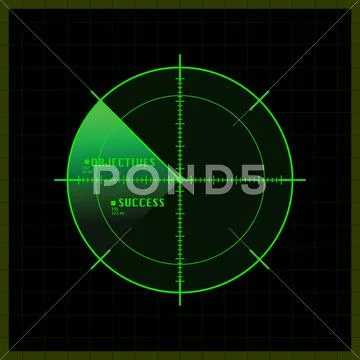 Finding objectives and success Stock Illustration