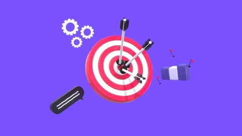 Finding Or Analyzing Business Goals, Strategy, Achievement, Action Plan. Stock Footage 288159910