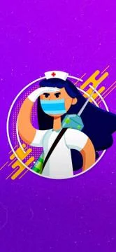 Finding the positive case Stock Illustration