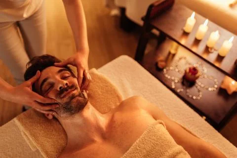 Finding the pressure points Stock Photos