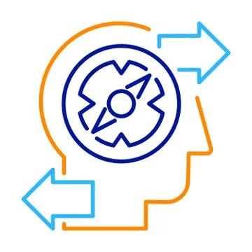 Finding problem solution thin line vector icon 스톡 일러스트