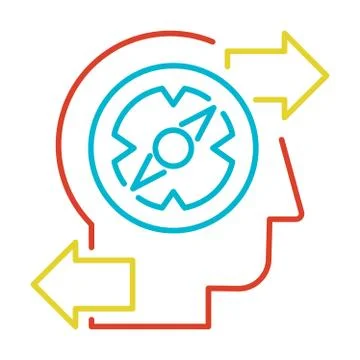 Finding problem solution thin line vector icon 스톡 일러스트