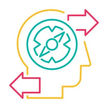 Finding problem solution thin line vector icon イラスト素材