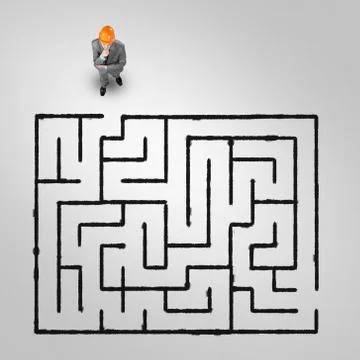 Finding right problem solution Stock Photos