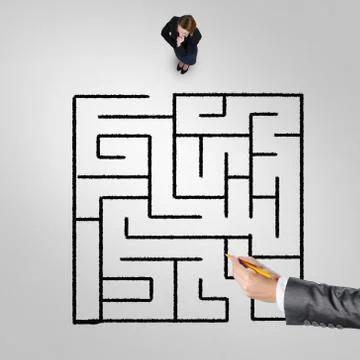 Finding right problem solution Stock Photos