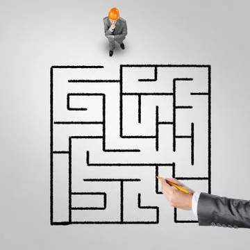 Finding right problem solution Stock Photos