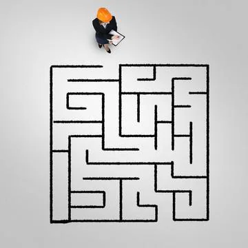 Finding right problem solution Stock Photos