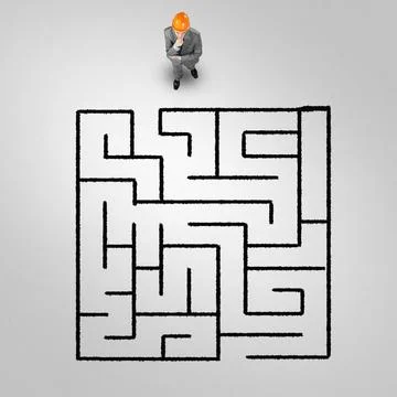 Finding right problem solution Stock Photos