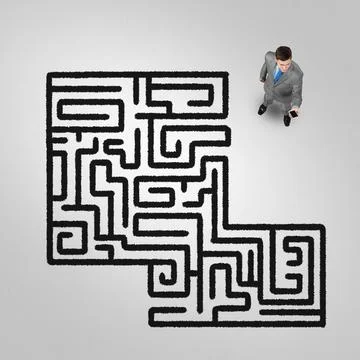 Finding right problem solution Stock Photos