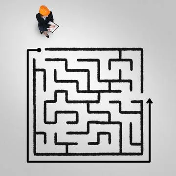 Finding right problem solution Stock Photos